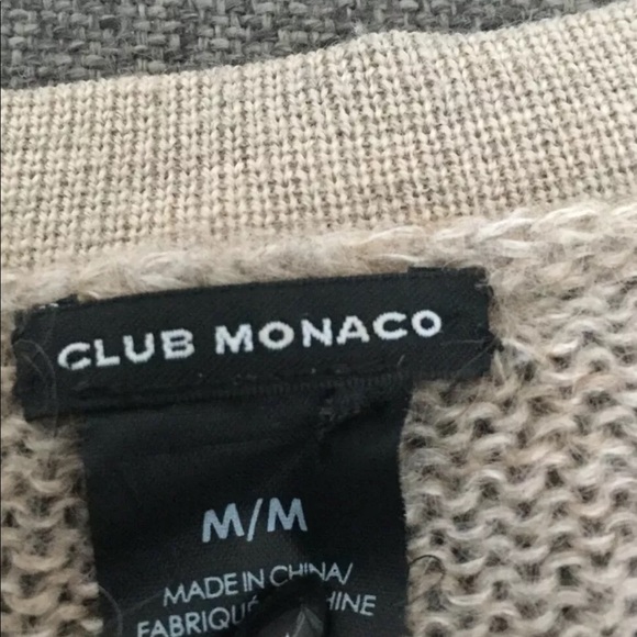 - Club Monaco v neck button down wool blend cardigan - Picture 2 of 5